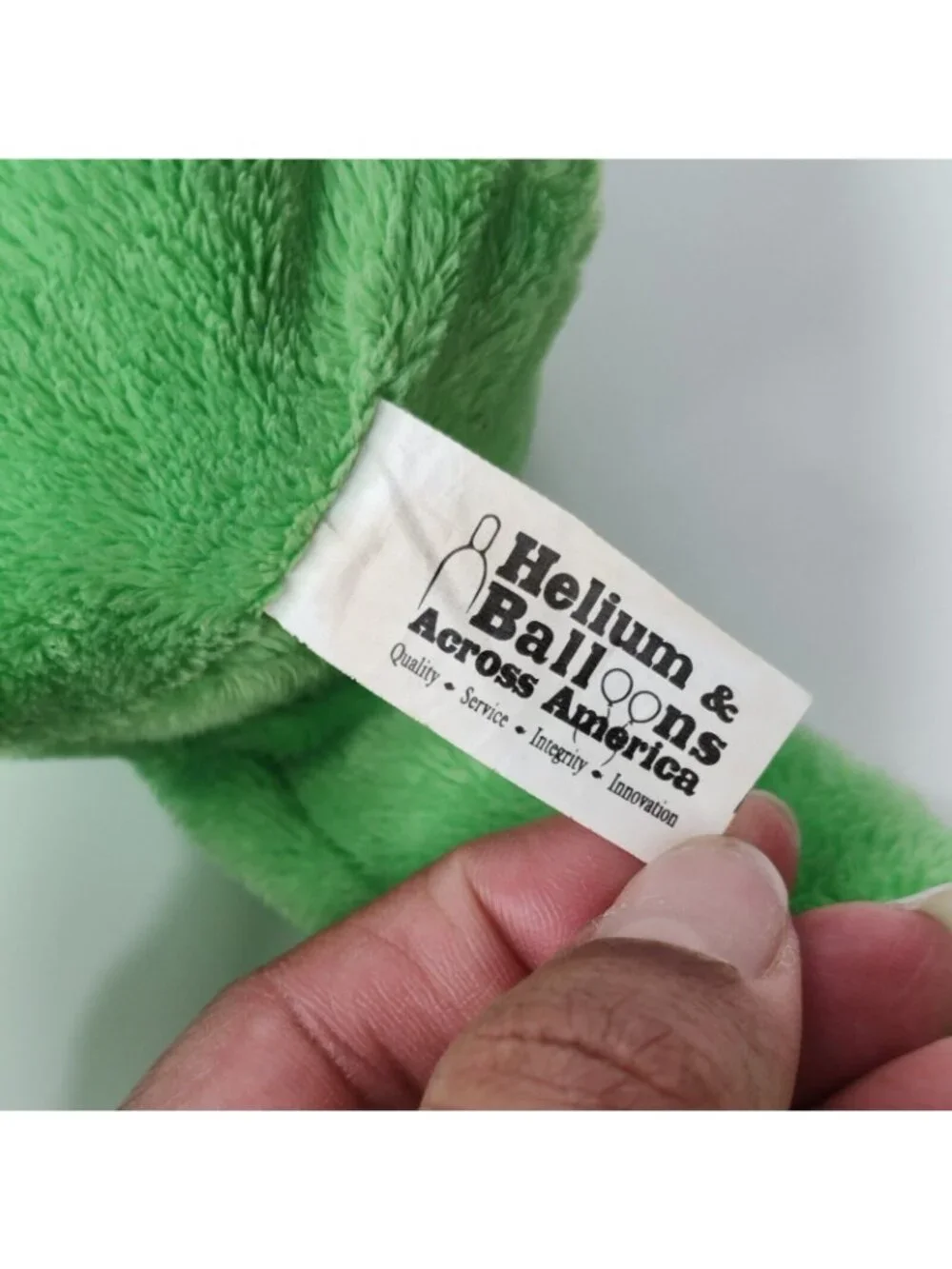 1994 Vintage The Petting Zoo Happy Birthday Green Frog Plush Stuffed Animal 19